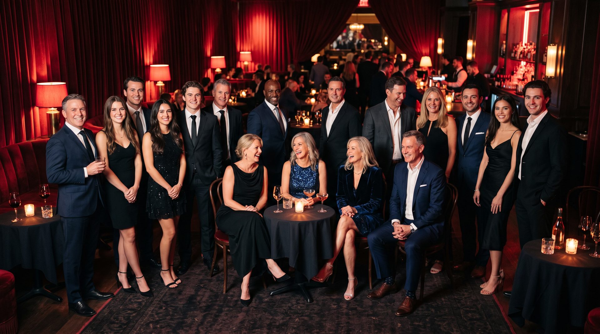 Portrait de groupe des membres du chapitre